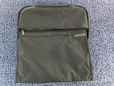 Briggs and Riley Travelware Hanging Garment Bag Olive Green 379-7 - Image 1 of 4