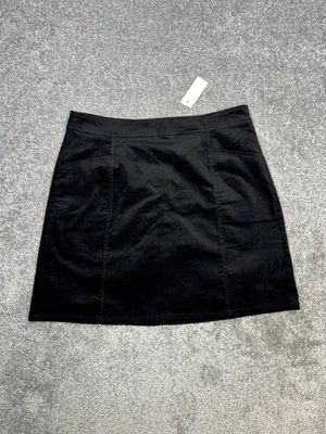 LOFT мини юбка женщин 8 черный прямой и карандаш хлопок эластичной назад молнии новый - Изображение 1 из 4