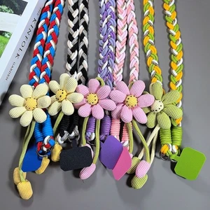 Adjustable Mobile Phone Lanyard Handmade Weaving Crossbody Phone Strap - Photo 1 sur 15