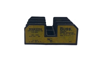 USED Bussmann 30A 600V 3 Pole Quick Connect Fuse Holder BM6033SQ - Picture 1 of 5