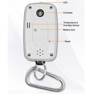 Mini Multifunction Compass Weather Station Mountaineering Watch Thermo Hygro HOT - Picture 1 of 12