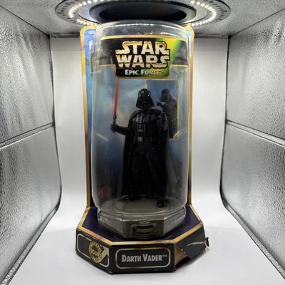 Star Wars Epic Force 1997 Darth Vader Rotates 360 Degrees 1:12 Scale NEW - Image 1 of 4