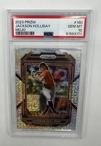2023 Panini Prizm - #160 Jackson Holliday Rookie RC Mojo /25 PSA 10 Orioles - Bild 1 von 2