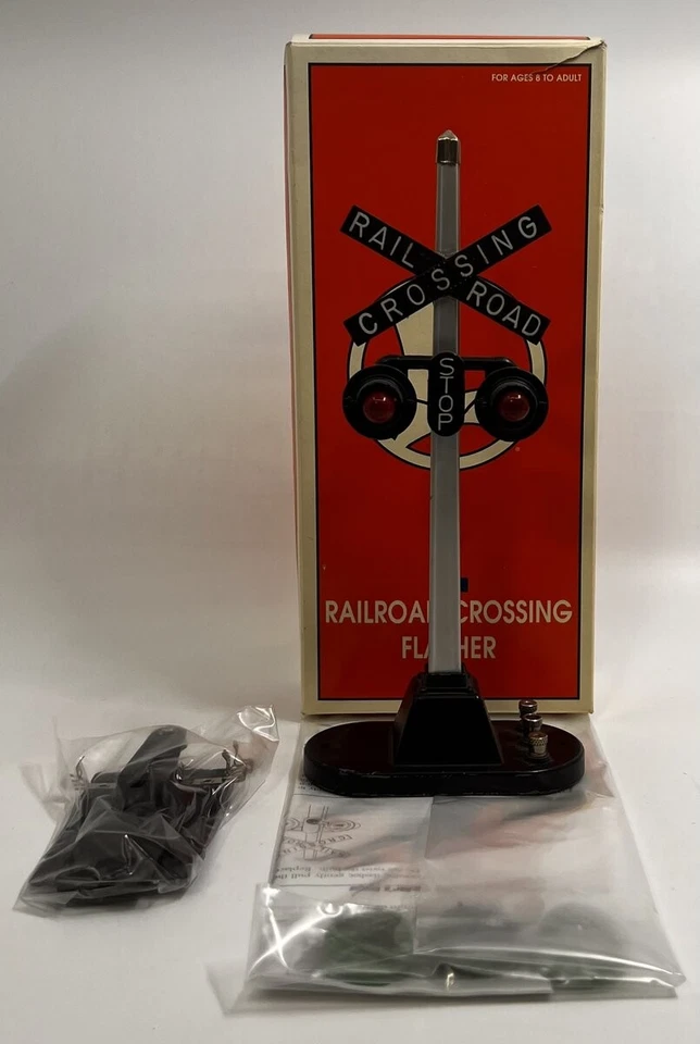 Vtg 1997 Lionel 0 Gauge Railroad Crossing Flasher 154 6-12888