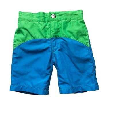 Appaman Toddler Boys Blue and Green Swim Trunks Size 2T - Image 1 of 4