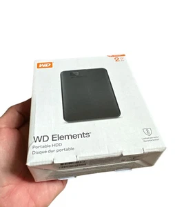 WD 2TB Elements Portable USB 3.2 Gen 1, dysk twardy HDD - Zdjęcie 1 z 6