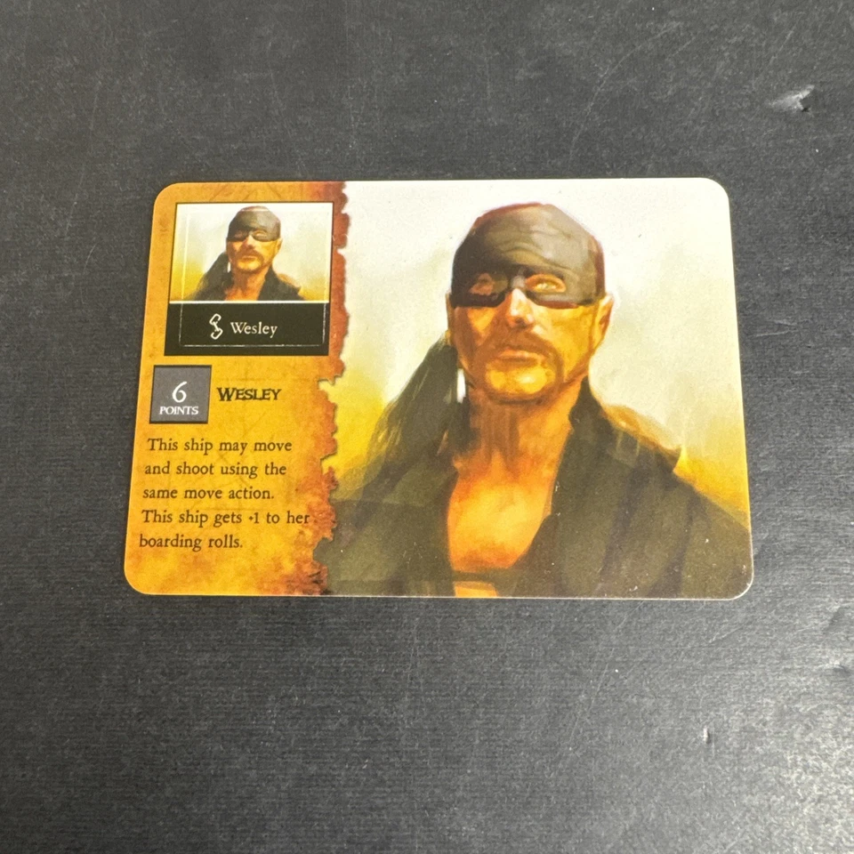 WESLEY Barbary Coast Pirates Wizkids CSG Pocketmodel - Image 1 of 1