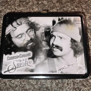 Cheech and Chong/Signed By Chong Up in Smoke Neca Lunch Box No COA - Picture 1 of 13