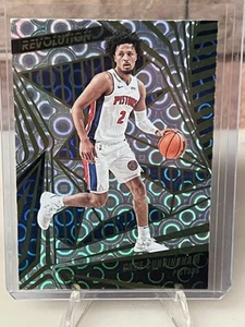 2023-24 Panini Revolution Cade Cunningham Groove Insert Pistons - Bild 1 von 2