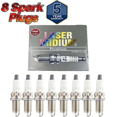 8PCS NGK Iridium ILZKBR7B8DG Spark Plugs For Mini Cooper 2007-2016 1.6L 95770 - Image 1 of 4
