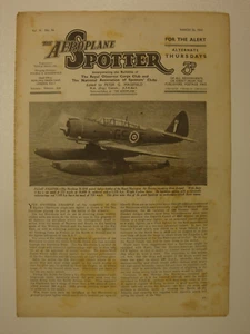 Aeroplane Spotter #54, 1942 (Focke-Wulf Fw-190, Dewoitine D.520, Bloch 220, RAF) - Picture 1 of 5