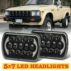 Par de faros LED de haz alto/bajo de 5"x7" para camioneta Toyota 1982-1995 - Imagen 1 de 8