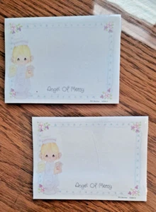 2-PACK Vintage Precious Moments Angel Of Mercy Post It Notes 1991 NEW/SEALED - Picture 1 of 4