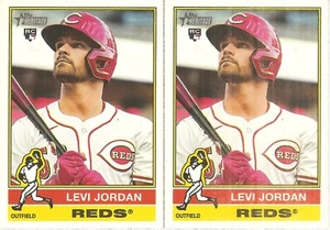 LOTE DE 2 TARJETAS DE BÉISBOL 2025 TOPPS HERITAGE LEVI JORDAN NOVATO #88 - Imagen 1 de 1