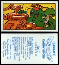 Barratt Bananaman #7 Basset Candy 1985 Card