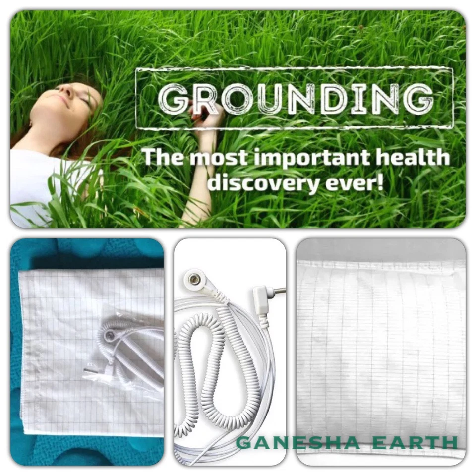 Organic Earthing / Grounding Sheet Pillow Case 30"x20" 📳SHIELD EMF RADIATION🛡