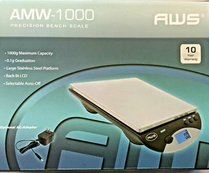 AWS Digital 1000gm Bench Scale 1000gm Capacity - Picture 1 of 3