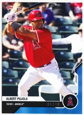 Albert Pujols Angels Opening Day 2020 Topps NOW OD-171 Blue 01/49 1/1 HOF