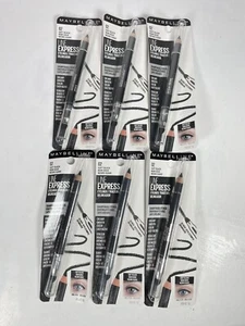 Lot of 6 MAYBELLINE LINE EXPRESS EYELINER #02 SOFT BLACK 0.35 oz - Picture 1 of 7