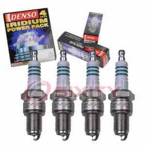 4 pc Denso Iridium Power Spark Plugs for 1983-1984 Nissan Pulsar NX 1.5L L4 mg - Picture 1 of 5