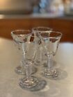 *Rare* Set Of 4 Longaberger Beverageware Woven Traditions Water Goblets - NEW