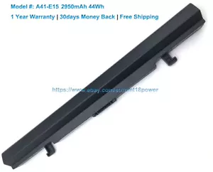 44 Wh A41-E15 Akku für Medion Akoya E6429 E6431 Erazer P6677 P6678 P6689 P6889 - Bild 1 von 4