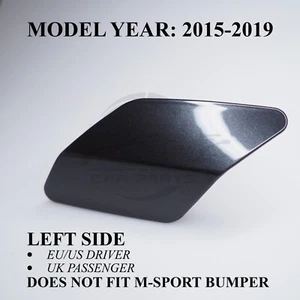 Cubierta de arandela de faros para BMW X6 F16 SE lado izquierdo 2015-2019 gris Sophisto A90 - Imagen 1 de 13