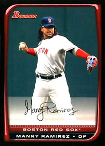 2008 Bowman #30 Manny Ramirez Boston Red Sox