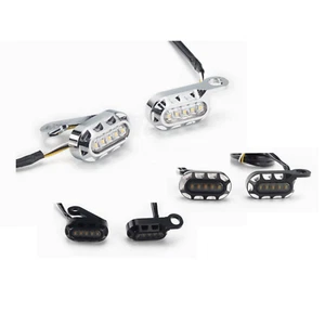 CNC led handlebar running turn signal light indicator Harley Sportster XL 883 - Picture 1 of 9