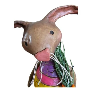 Penny McAllister 12" Bunny Rabbit Easter Egg Body Carrot 2003 Bobblehead HTF - Picture 1 of 9