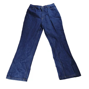 Vintage Buffalo Junction Jeans Womens Size 16 Blue Dark Wash Straight Leg Retro - Picture 1 of 22