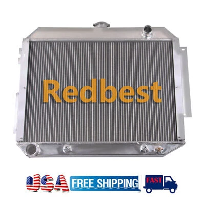 3Row For 66-70 Chrysler 300 300C/ Plymouth Fury/Dodge Monaco&Polara V8 Radiator Foto 1 de 4