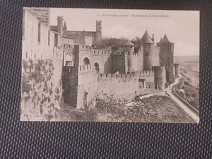 CPA 11 Cité de Carcassonne - Ensemble de la Porte d'Aude - Imagen 1 de 2