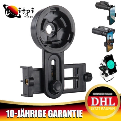 Teleskop Handy Adapter Spektiv Fernglas Monokular Mikroskop Smartphone-Halterung - Bild 1 von 4