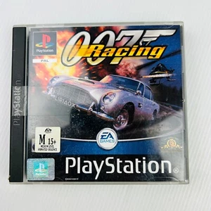 007 Racing James Bond PS1 Game 2000 Sony PlayStation 1 Complete with Manual - Picture 1 of 7