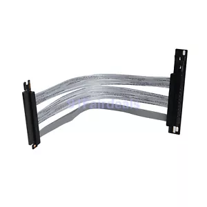 PCIE 4.0 Extension Cable 16x Shielded High Speed GPU Riser Cable 90 Degree 30CM - Picture 1 of 7