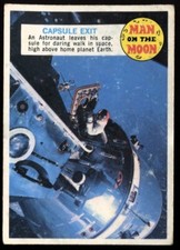 Trade Card, A&BC Chewing Gum, MAN ON THE MOON, 1970, Capsule Exit