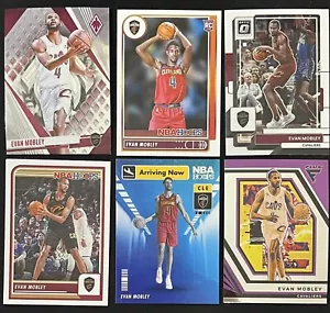 6 Card NBA Lot Evan Mobley Cleveland Cavaliers Cavs Rookie , Flux , Optic & More - Picture 1 of 6