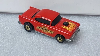 Винтажный 1982 Hot Wheels ' 55 Chevy Fever - Mattel - красный - Гонконг изящный 🔥 - Изображение 1 из 4