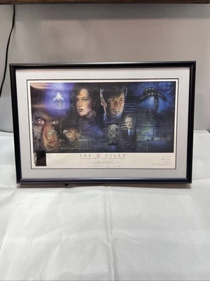 Litografía The X-files Edición Limitada Firmada por Jeffrey R. Busch Foto 1 de 4