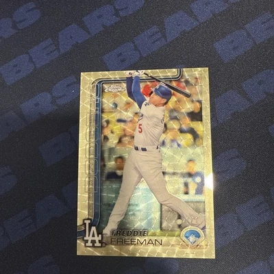 2025 Topps Chrome Freddie Freeman Superfractor 1/1 Dodgers - Image 1 of 4