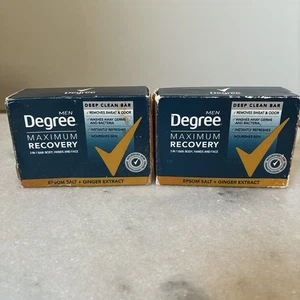 Two Degree Maximum Recovery Bar Soap Epsom Salt Ginger Extract Bars 3.75 oz - Picture 1 of 4
