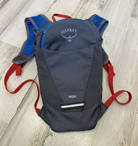 Osprey Moki 1.5 L Kid's Bike Hydration Backpack Blue Gray Red 50 Oz - Picture 1 of 13