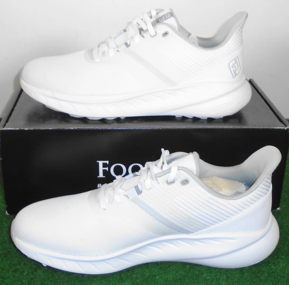 FootJoy Flex Men's Golf Shoes White 9.5 Medium 56286