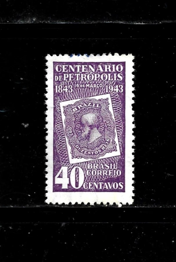 Brazil Stamp Scott # 608- 40c-Mint/VLH-OG-1943 - Image 1 of 1