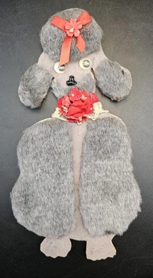 Vintage 1950's Poodle Refrigerator Magnet - image 1 of 4