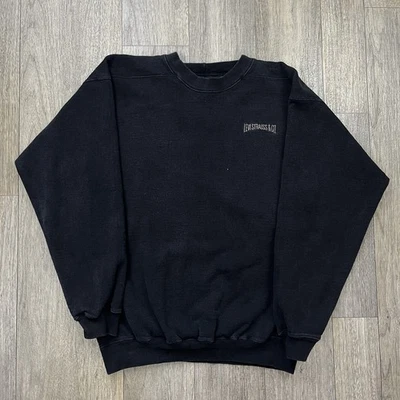 Vintage 90s Levi’s Strauss Crewneck Sweatshirt Mens Medium Black Made In USA - Image 1 of 4