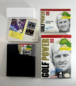 Greg Norman Golf Power for Nintendo NES Complete Cleaned and Play Tested