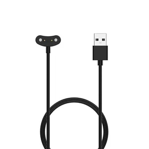 Nwe Black USB Charging Cable Magnetic Charger For Ticwatch pro5/proX/E3/pro3 LTE - Photo 1 sur 11