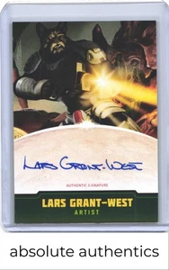 2015 Topps Mars Attacks Occupazione Lars Grant-West Creatore Autografi - Foto 1 di 2